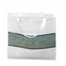 creative design stripe pattern non woven bags tote